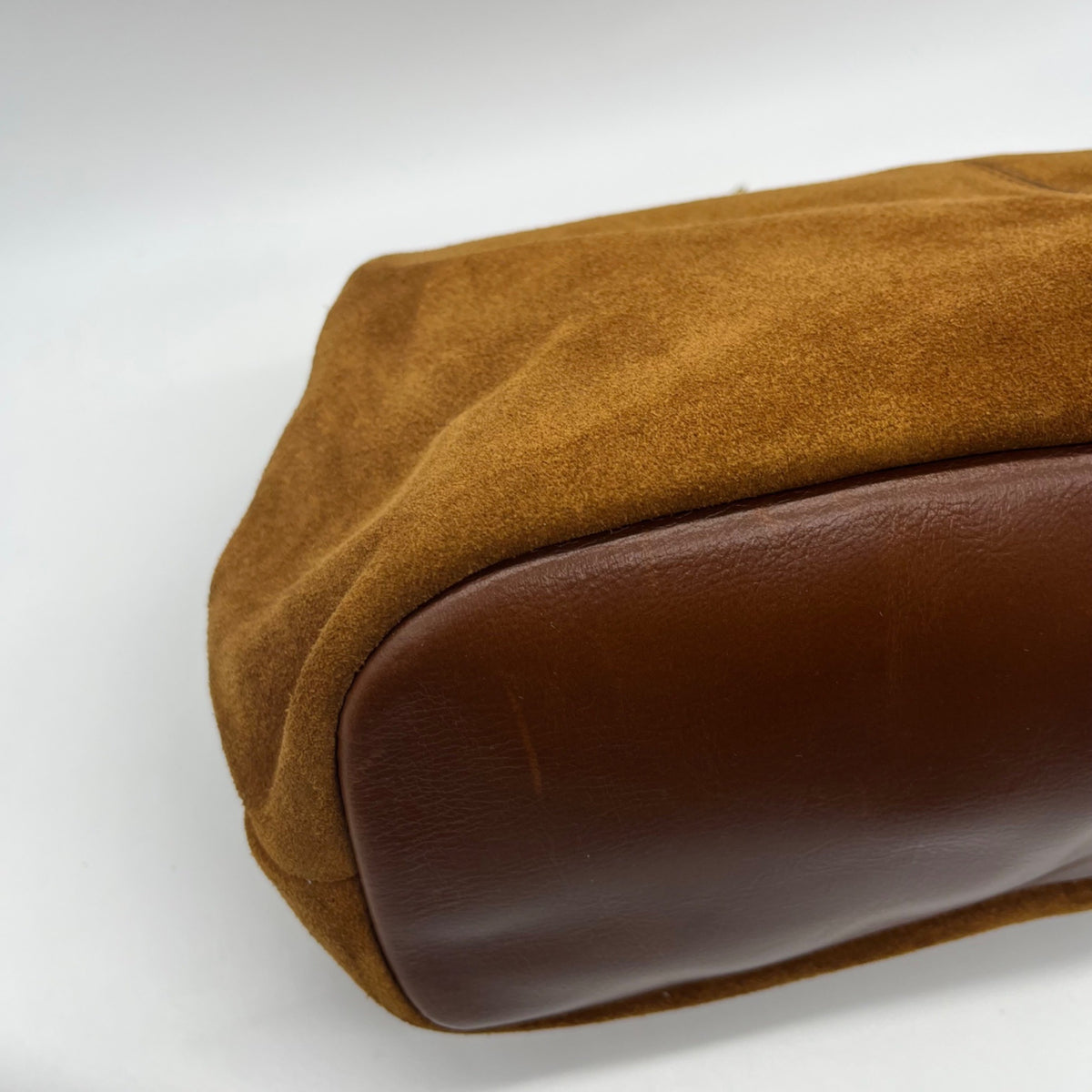 Patricia Nash Brown Suede Large Clutch
