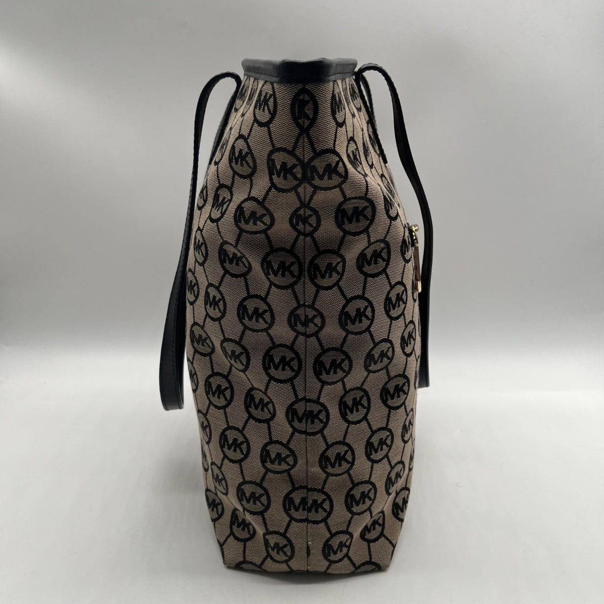 Michael Kors Beige Signature Canvas Montauk Tote Bag