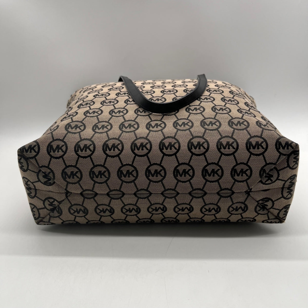 Michael Kors Beige Signature Canvas Montauk Tote Bag