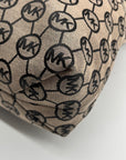 Michael Kors Beige Signature Canvas Montauk Tote Bag