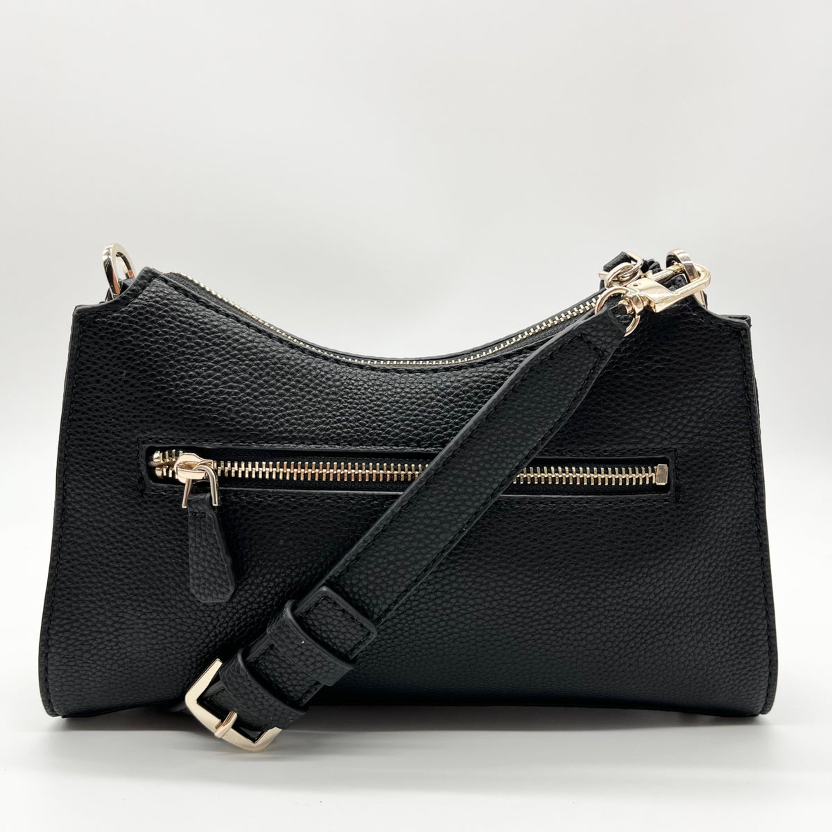 Guess Black Micaela Top Zip Shoulder Bag