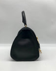 See by Chloé Joan Ladylike Black Leather & Suede Top Handle Satchel - NWOT