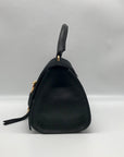 See by Chloé Joan Ladylike Black Leather & Suede Top Handle Satchel - NWOT