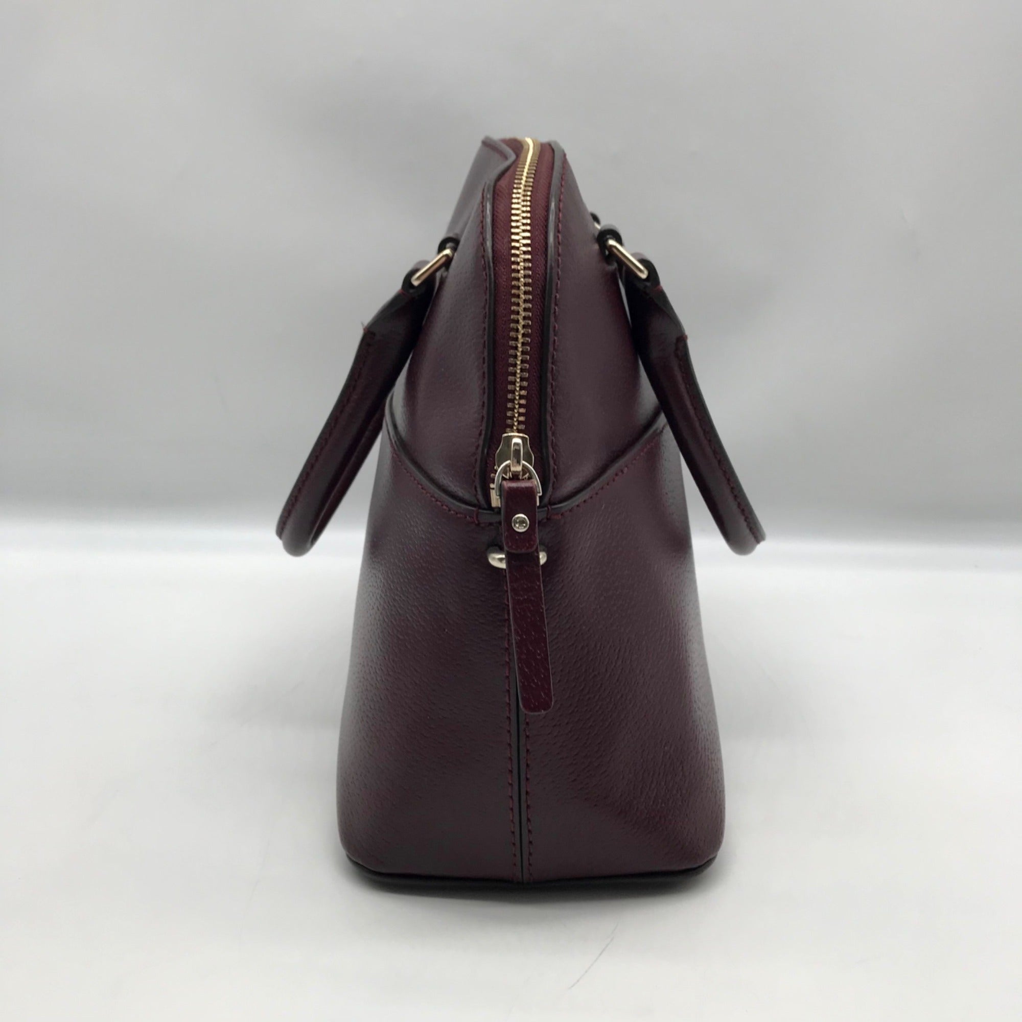 Kate Spade Burgandy Grove Street Carli Medium Satchel  Bag