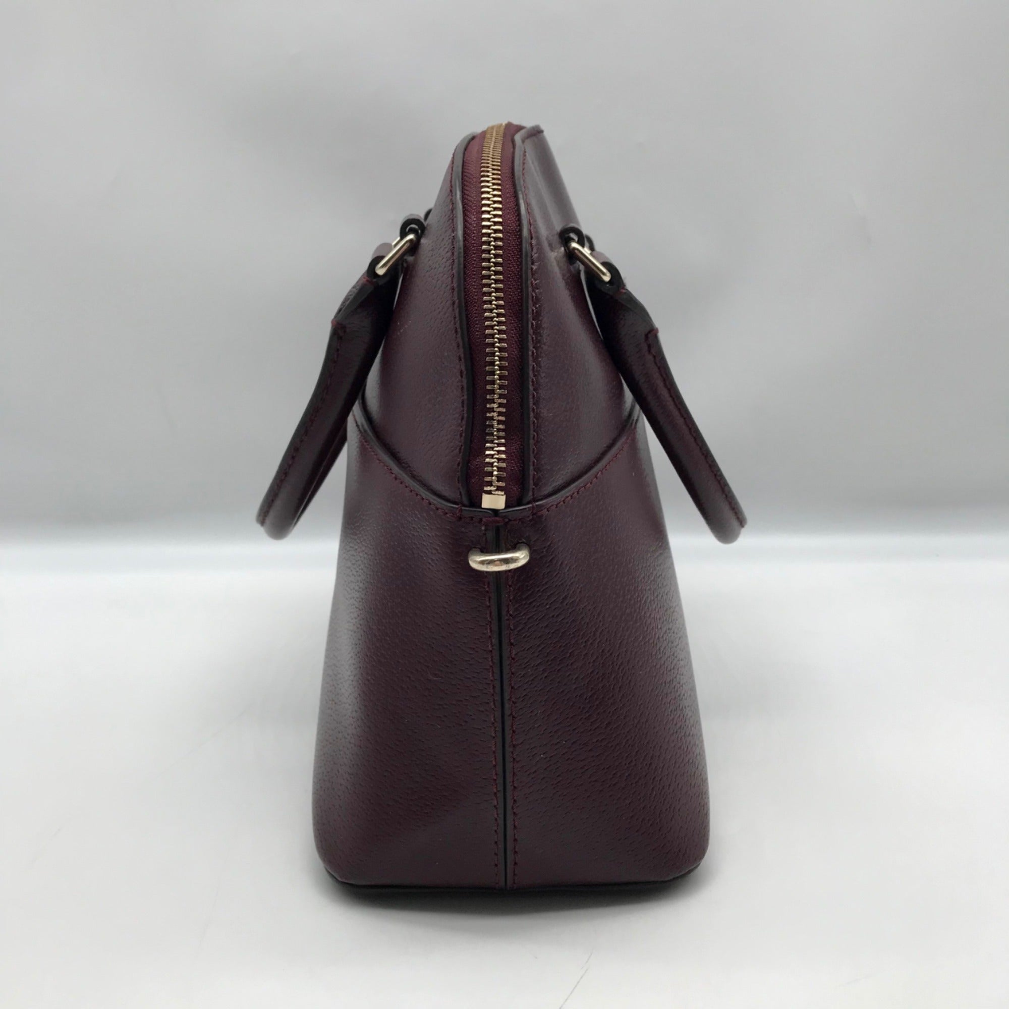 Kate Spade Burgandy Grove Street Carli Medium Satchel  Bag