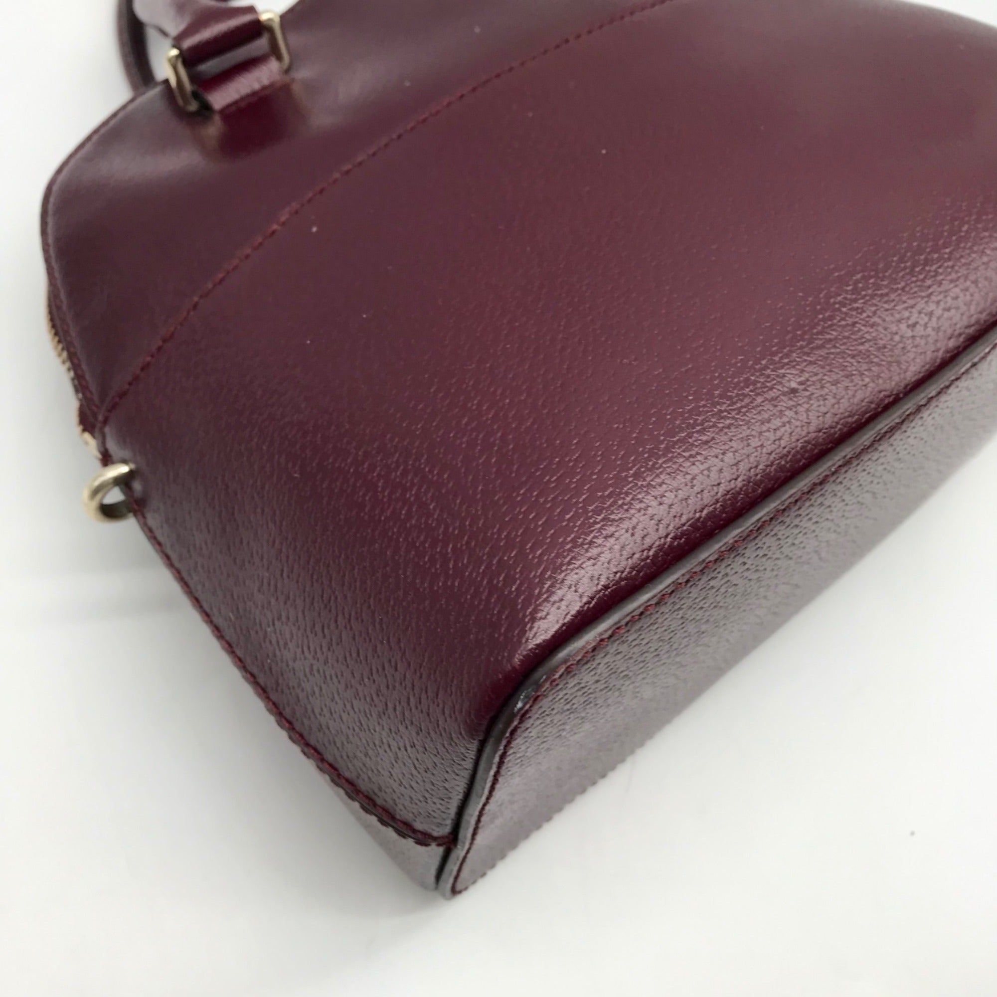 Kate Spade Burgandy Grove Street Carli Medium Satchel  Bag