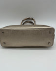 Coach Metallic Gold Leather Exotic Trim Sierra Satchel-F38057
