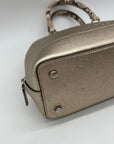 Coach Metallic Gold Leather Exotic Trim Sierra Satchel-F38057