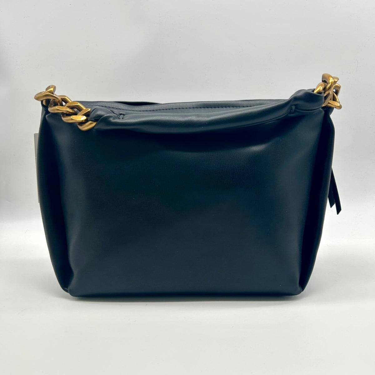 Nine West Gwynne Large Black Faux Leather Hobo