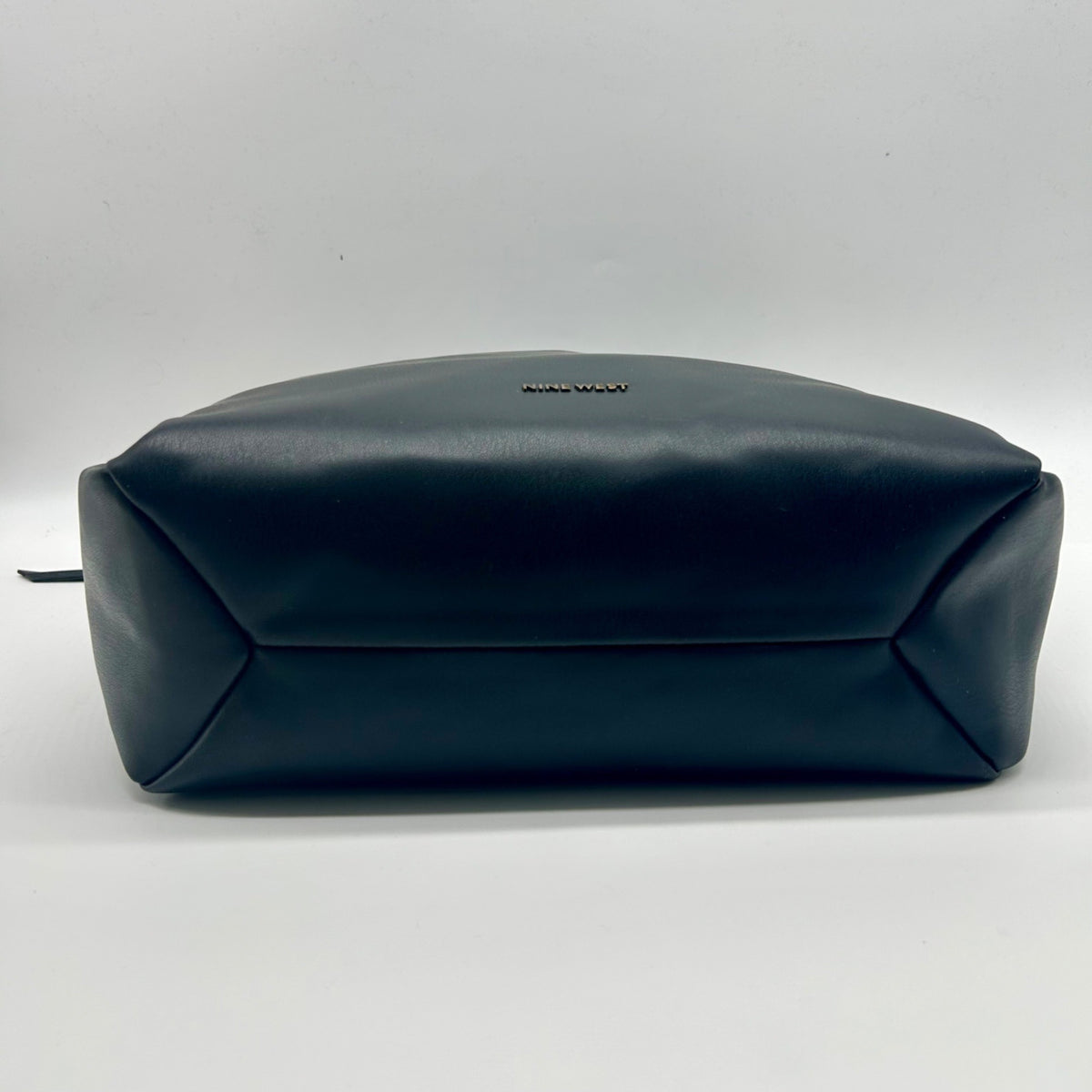 Nine West Gwynne Large Black Faux Leather Hobo