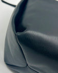 Nine West Gwynne Large Black Faux Leather Hobo