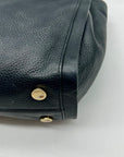 Michael Kors Black pebbled Leather Slouchy Shoulder Bag