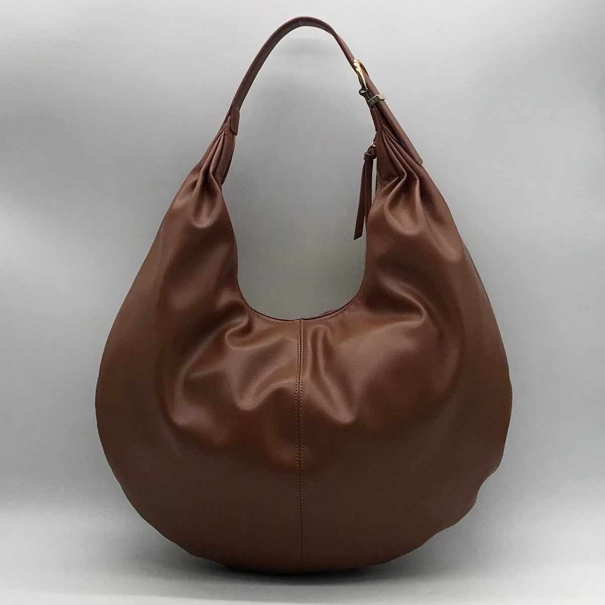 On 34th Brown Faux Leather Joenii Hobo Bag
