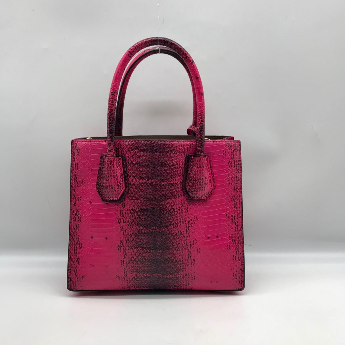 Michael Kors Pink Leather Mercer Snakeskin Crossbody Bag &amp; Wallet