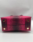 Michael Kors Pink Leather Mercer Snakeskin Crossbody Bag & Wallet