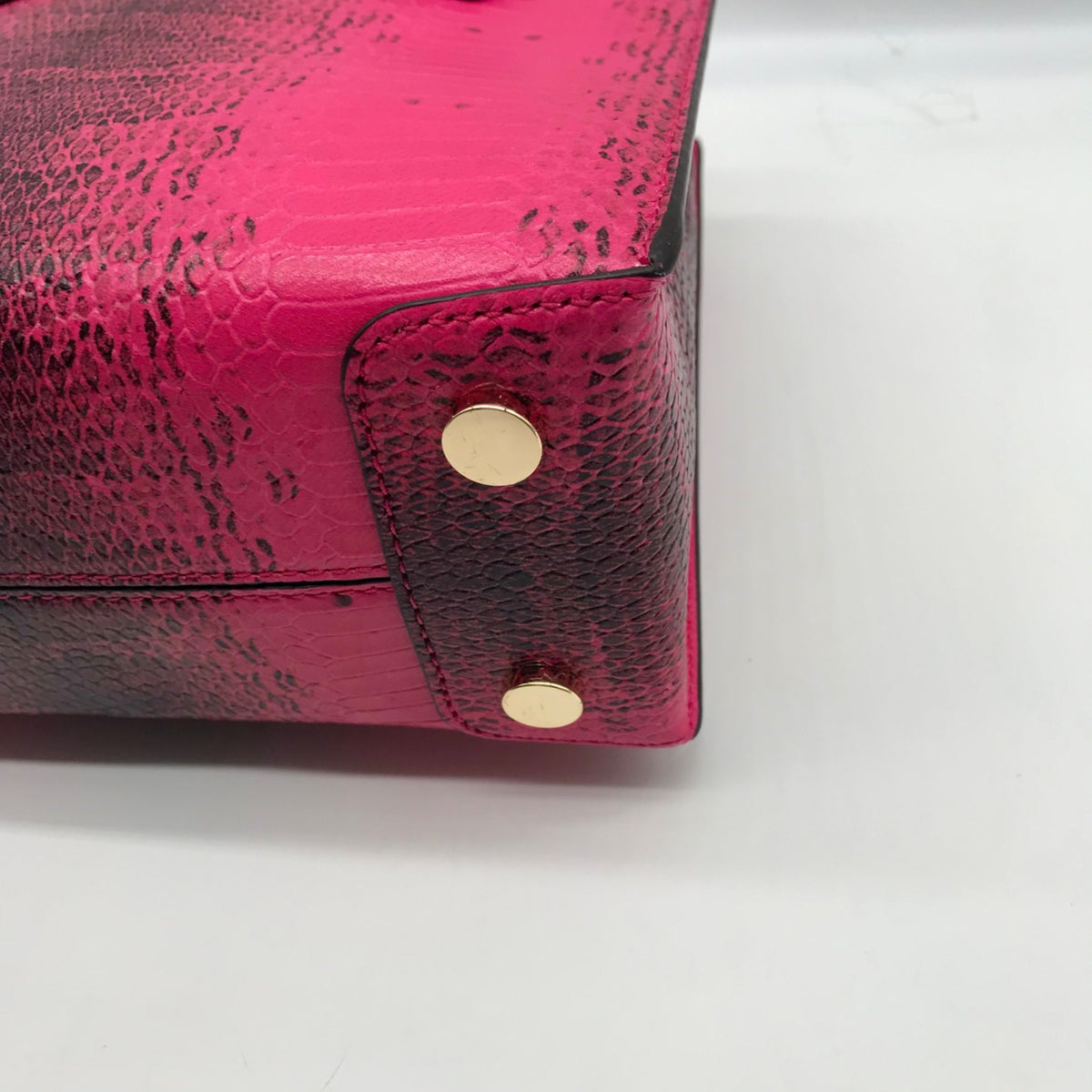 Michael Kors Pink Leather Mercer Snakeskin Crossbody Bag &amp; Wallet