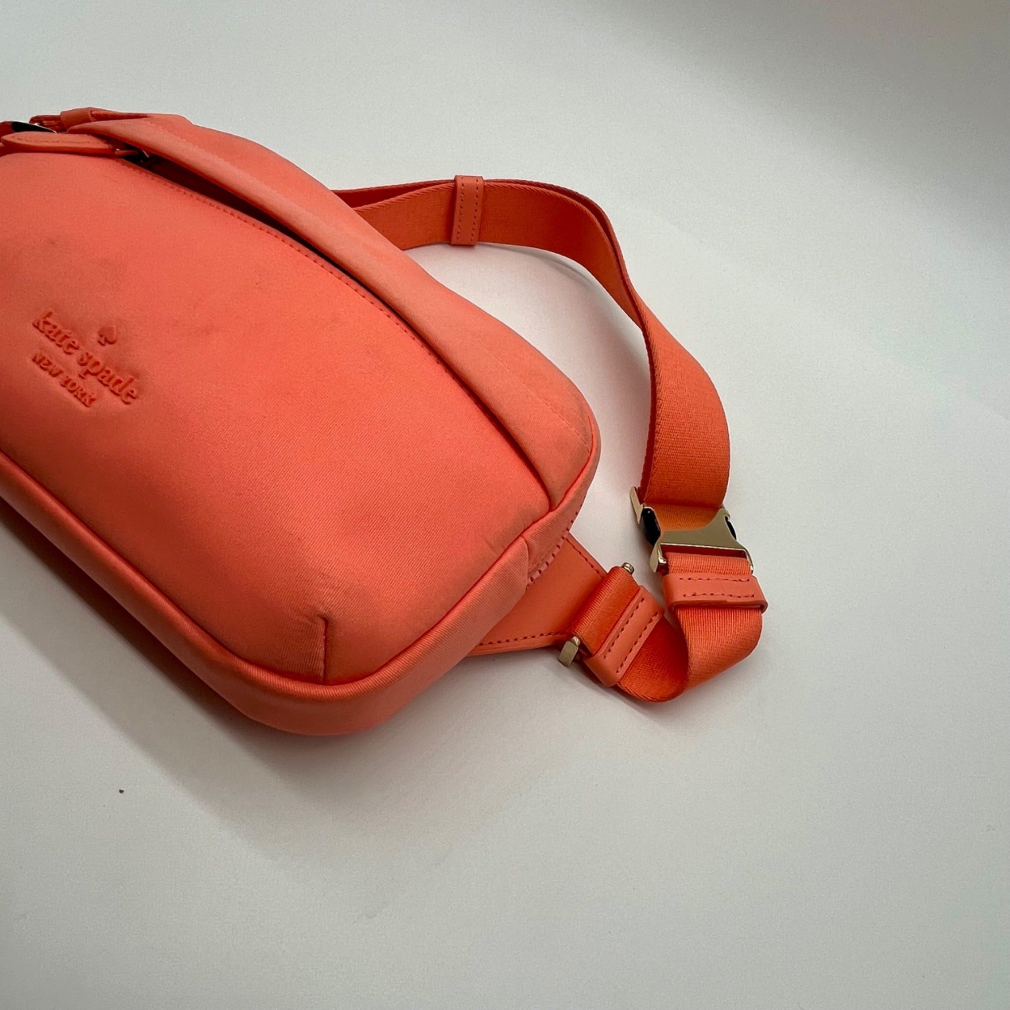 Kate Spade Nylon Peach Belt Bag