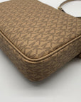 Michael Kors Coated Canvas Camel Jet Set Charm Large East/West Camera Crossbody Bag - NWT