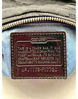 Coach Black Quilted Nylon Hobo Shoulder Bag