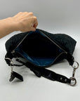 Coach Black Quilted Nylon Hobo Shoulder Bag