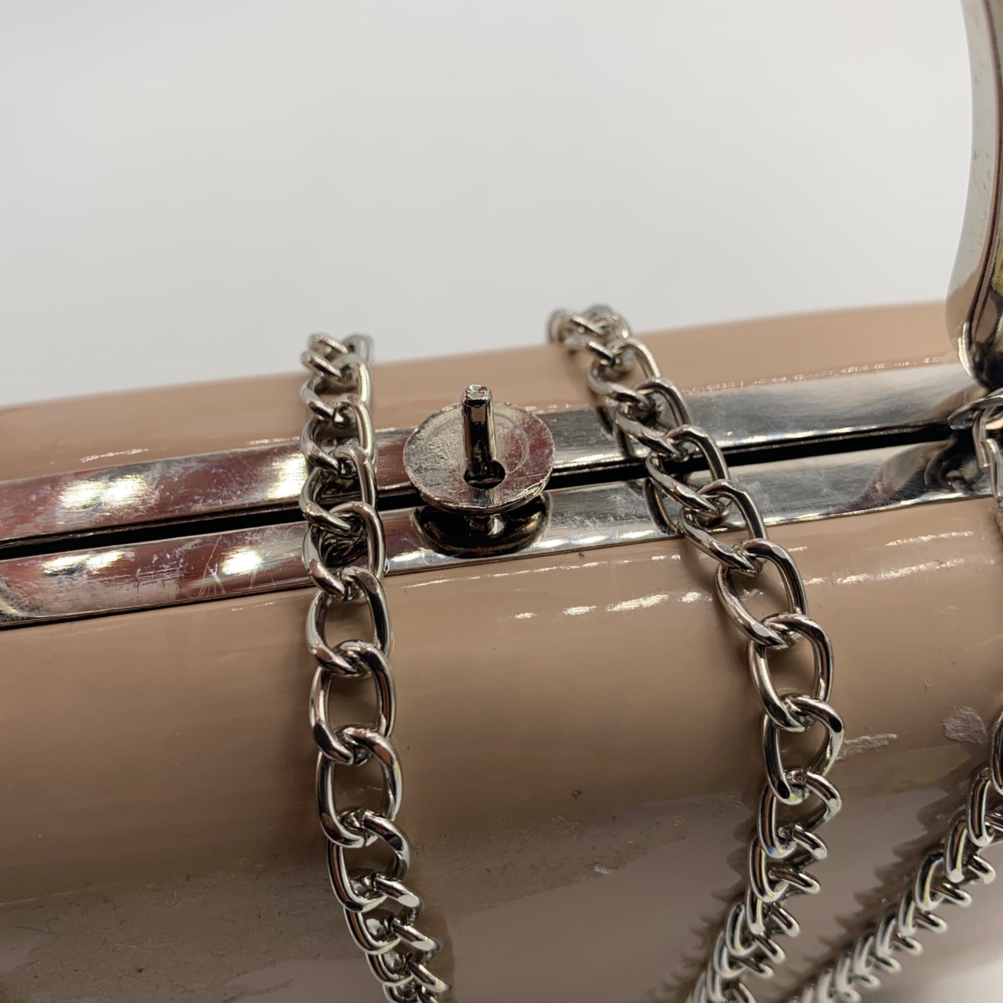 Aqua Beige Clutch Tote Bag