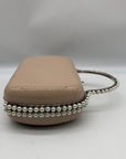 Aqua Beige Clutch Tote Bag