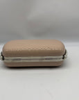 Aqua Beige Clutch Tote Bag