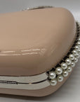 Aqua Beige Clutch Tote Bag