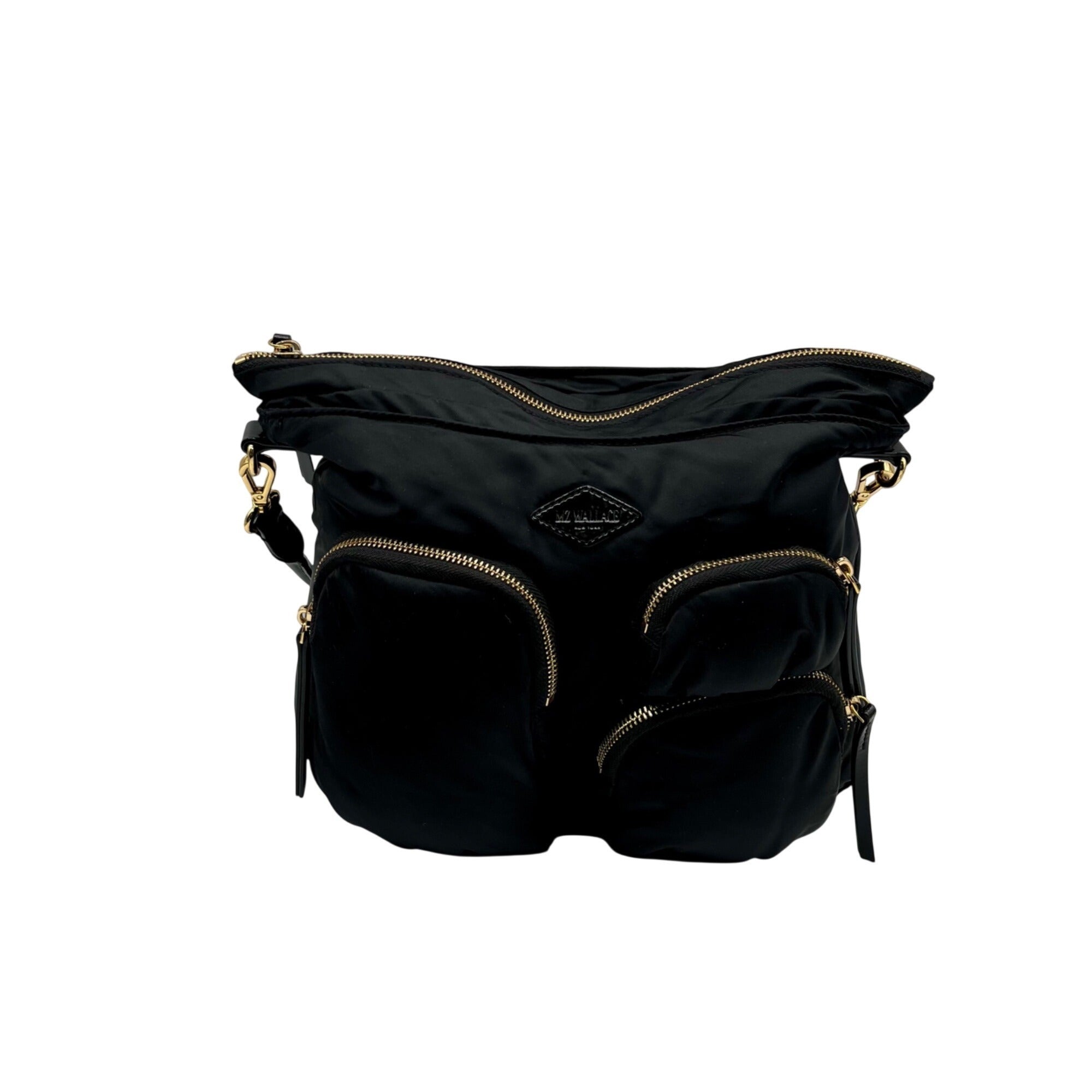 MZ Wallace Black Nylon Chealsea Bag