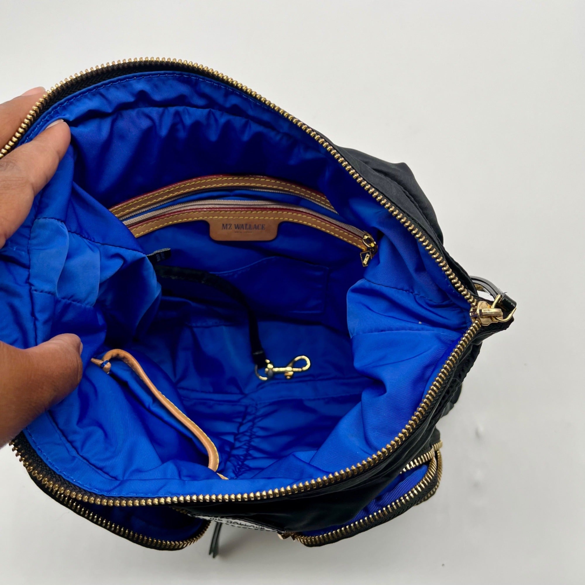 MZ Wallace Black Nylon Chealsea Bag