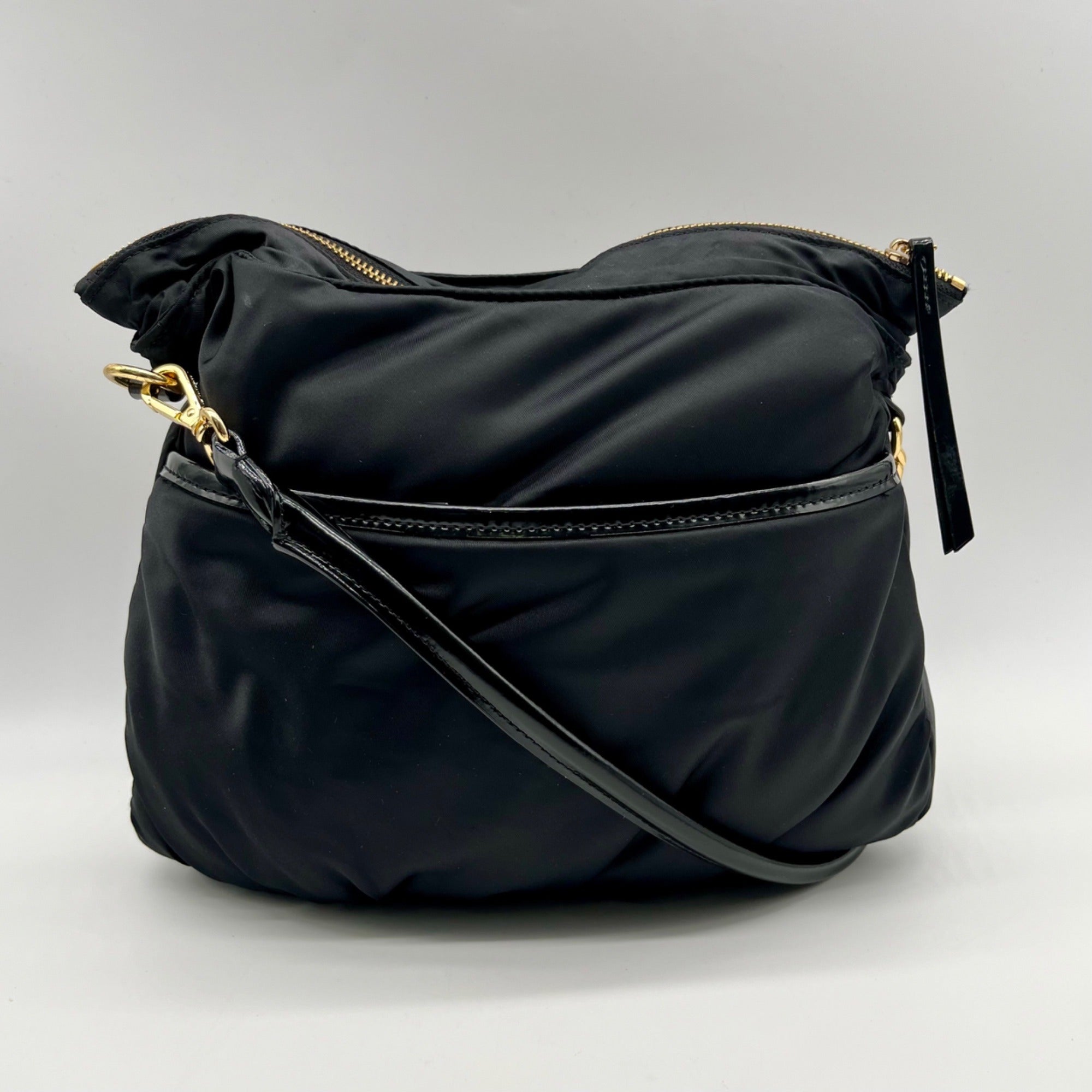MZ Wallace Black Nylon Chealsea Bag