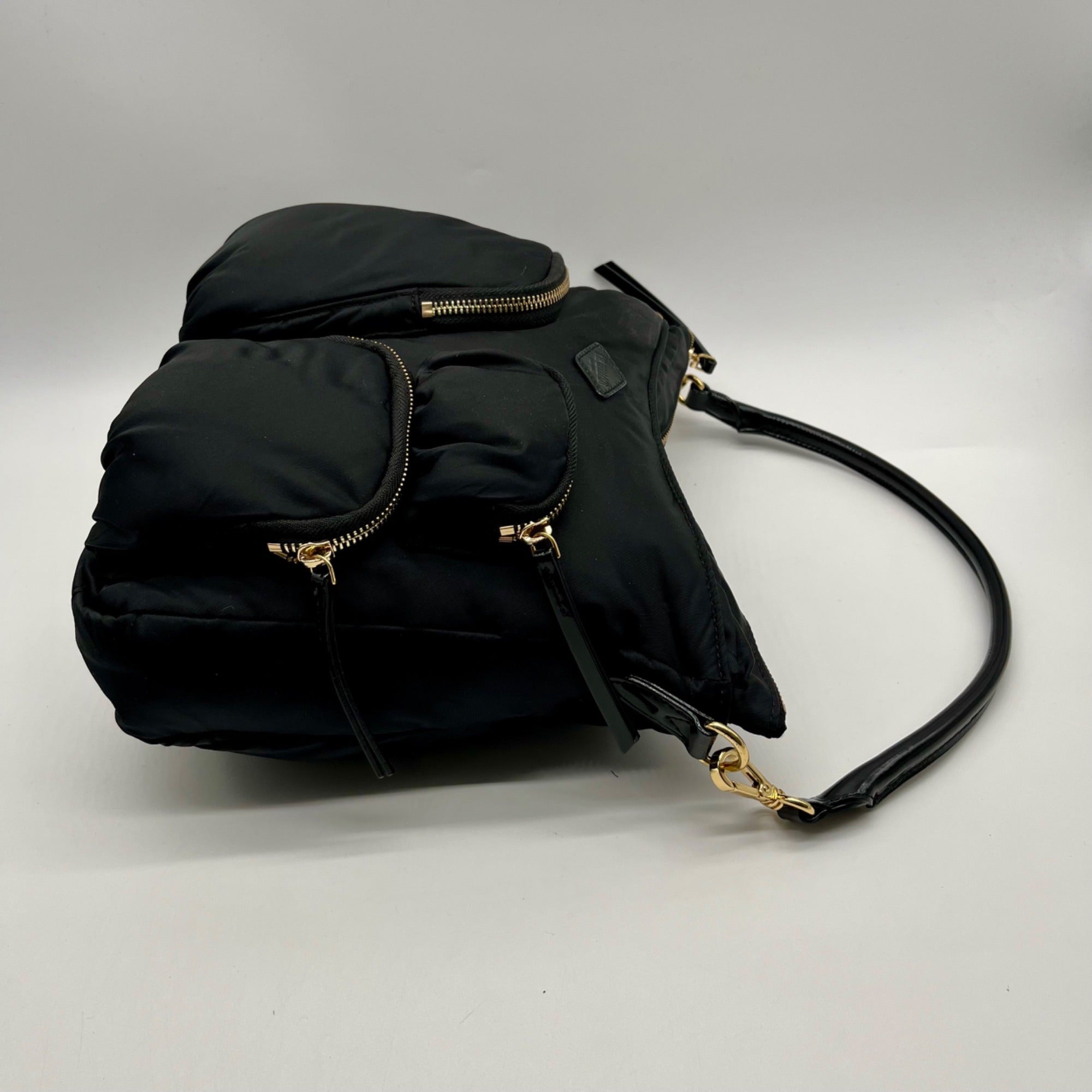 MZ Wallace Black Nylon Chealsea Bag