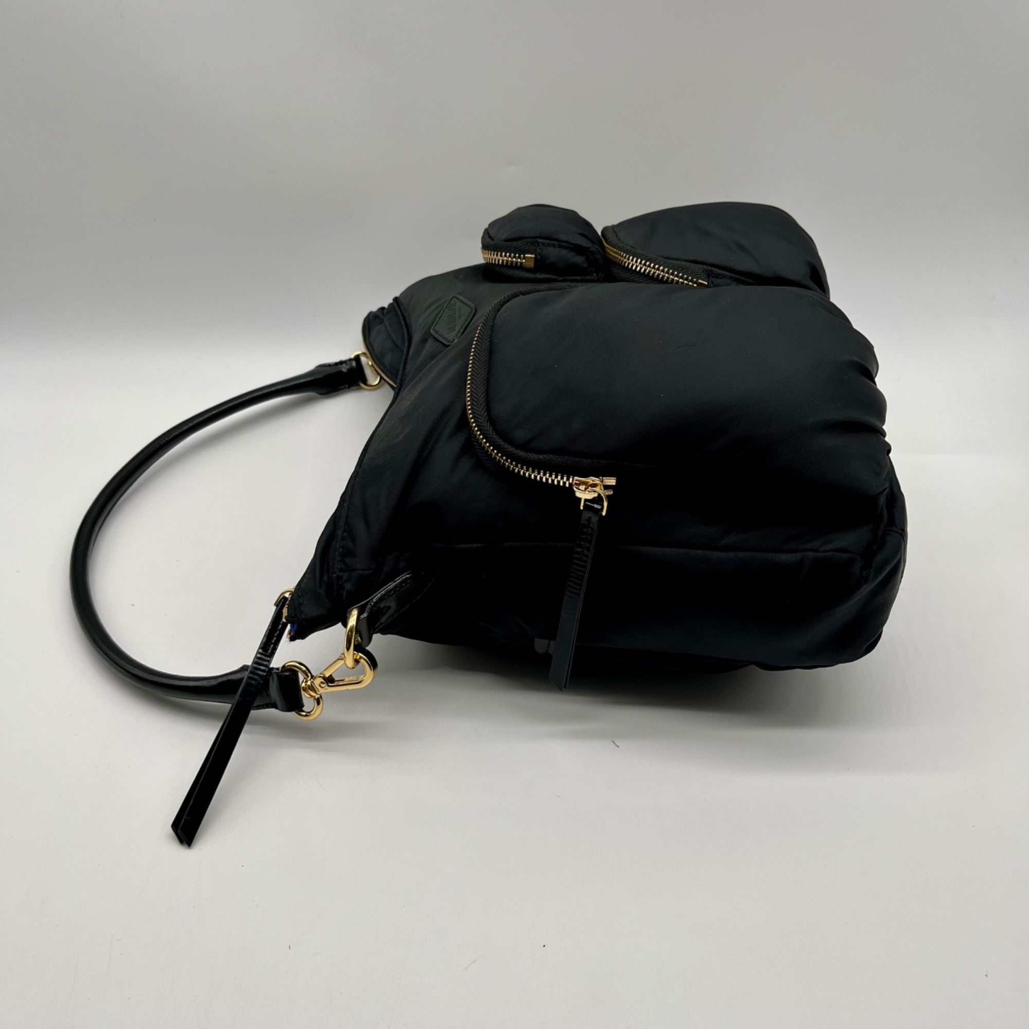 MZ Wallace Black Nylon Chealsea Bag