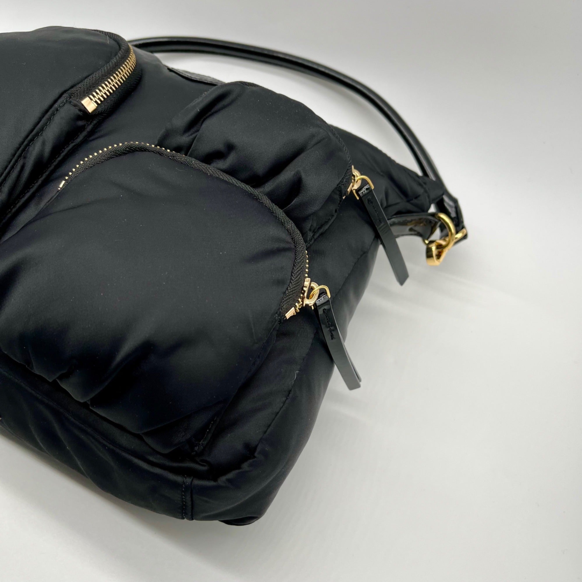 MZ Wallace Black Nylon Chealsea Bag