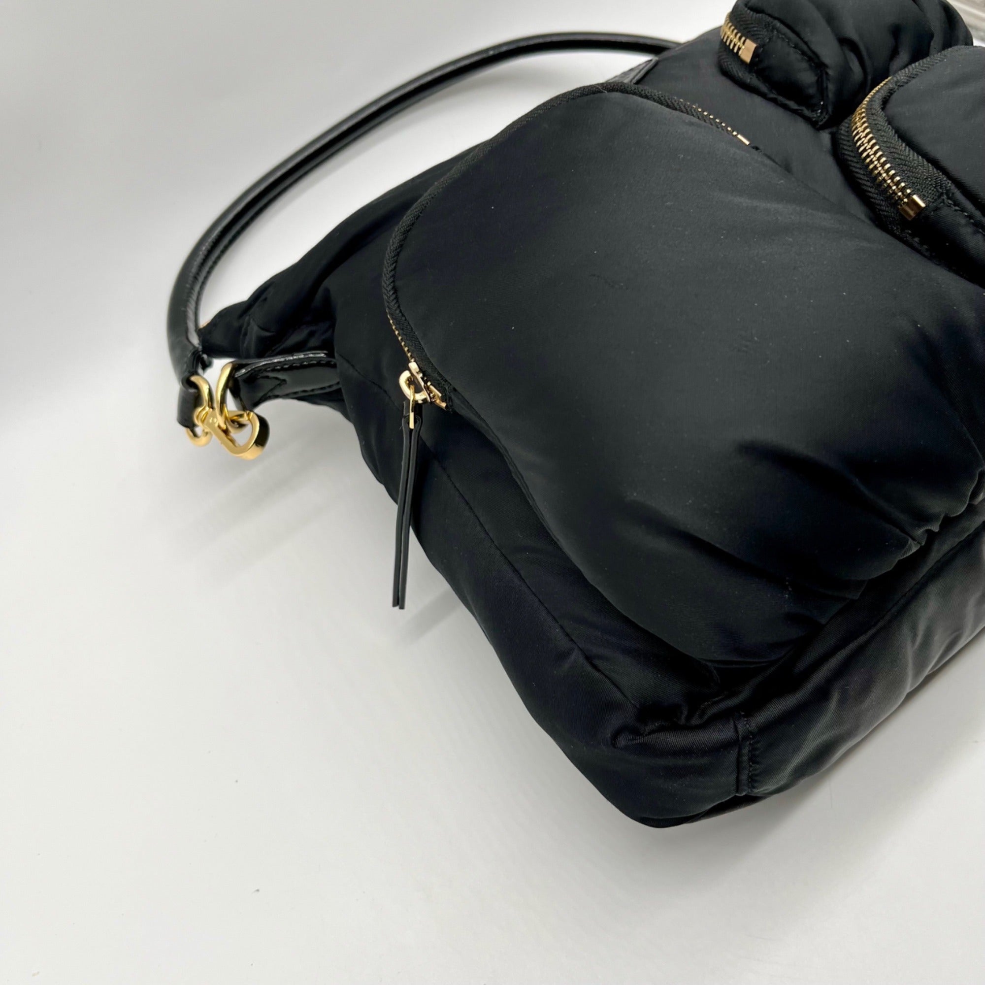 MZ Wallace Black Nylon Chealsea Bag