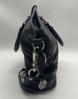 The Real Mccoy Vintage Black Pebbled Leather Shoulder Bag