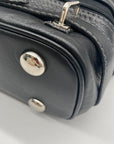 The Real Mccoy Vintage Black Pebbled Leather Shoulder Bag