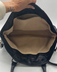 The Real Mccoy Vintage Black Pebbled Leather Shoulder Bag