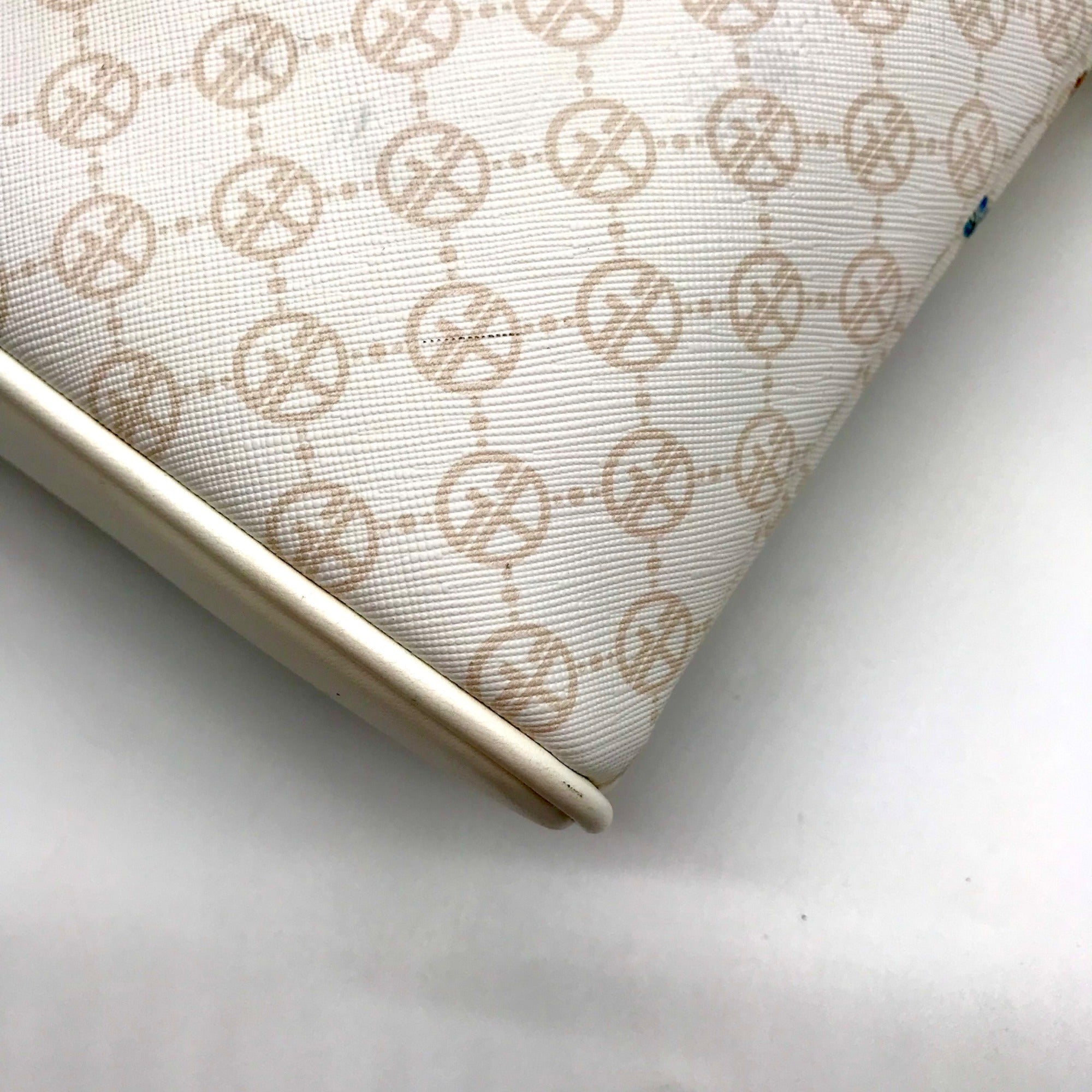 Giani Bernini White Floral North South Crossbody Bag