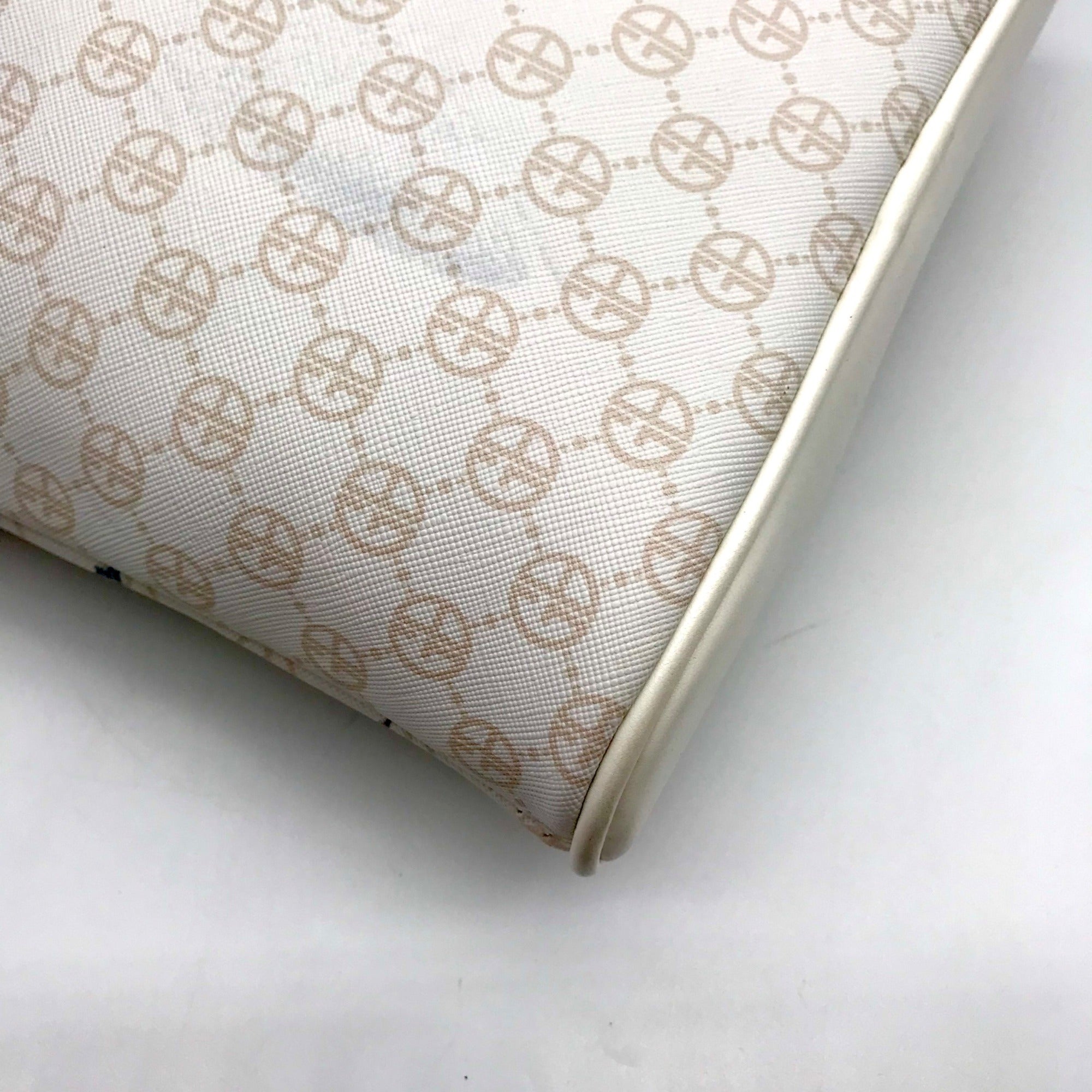 Giani Bernini White Floral North South Crossbody Bag