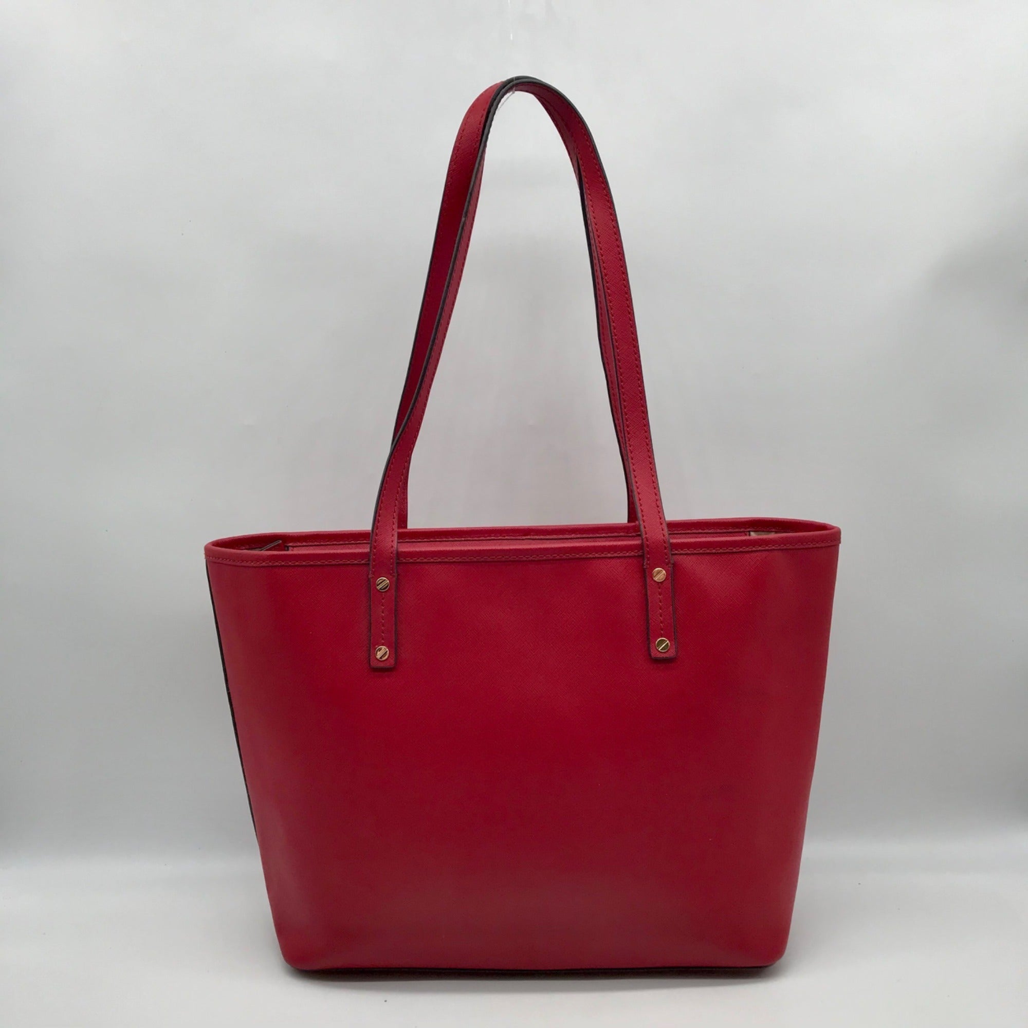Michael Kors Jet Set Red Saffiano Leather Tote