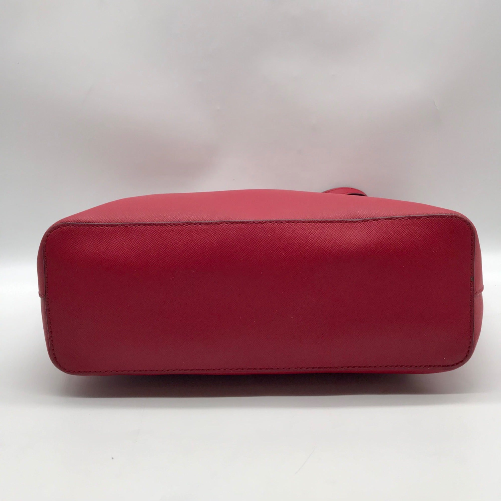 Michael Kors Jet Set Red Saffiano Leather Tote