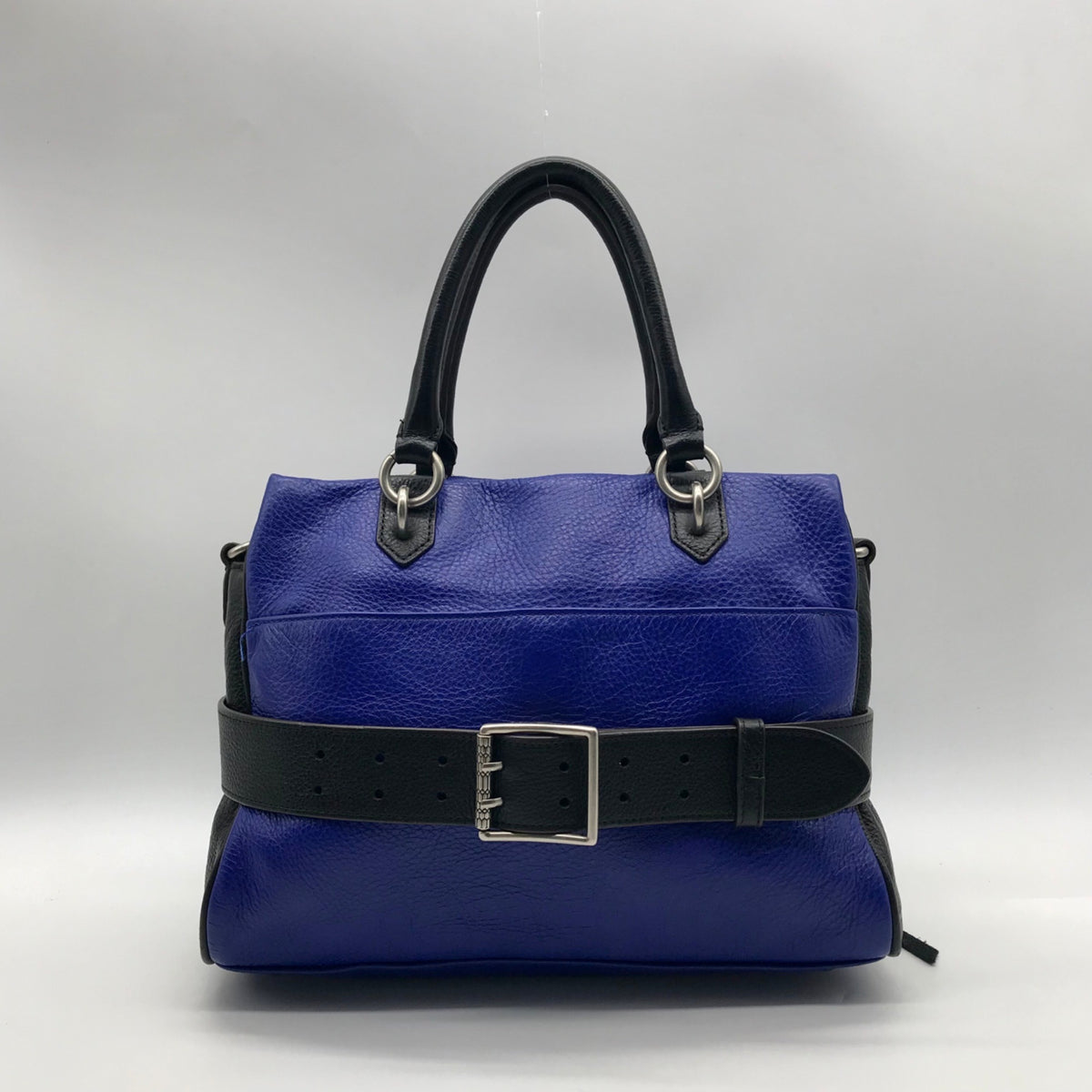 Aimee Kestenberg Blue Glove Tanned Leather Mini Satchel Bag