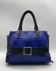 Aimee Kestenberg Blue Glove Tanned Leather Mini Satchel Bag