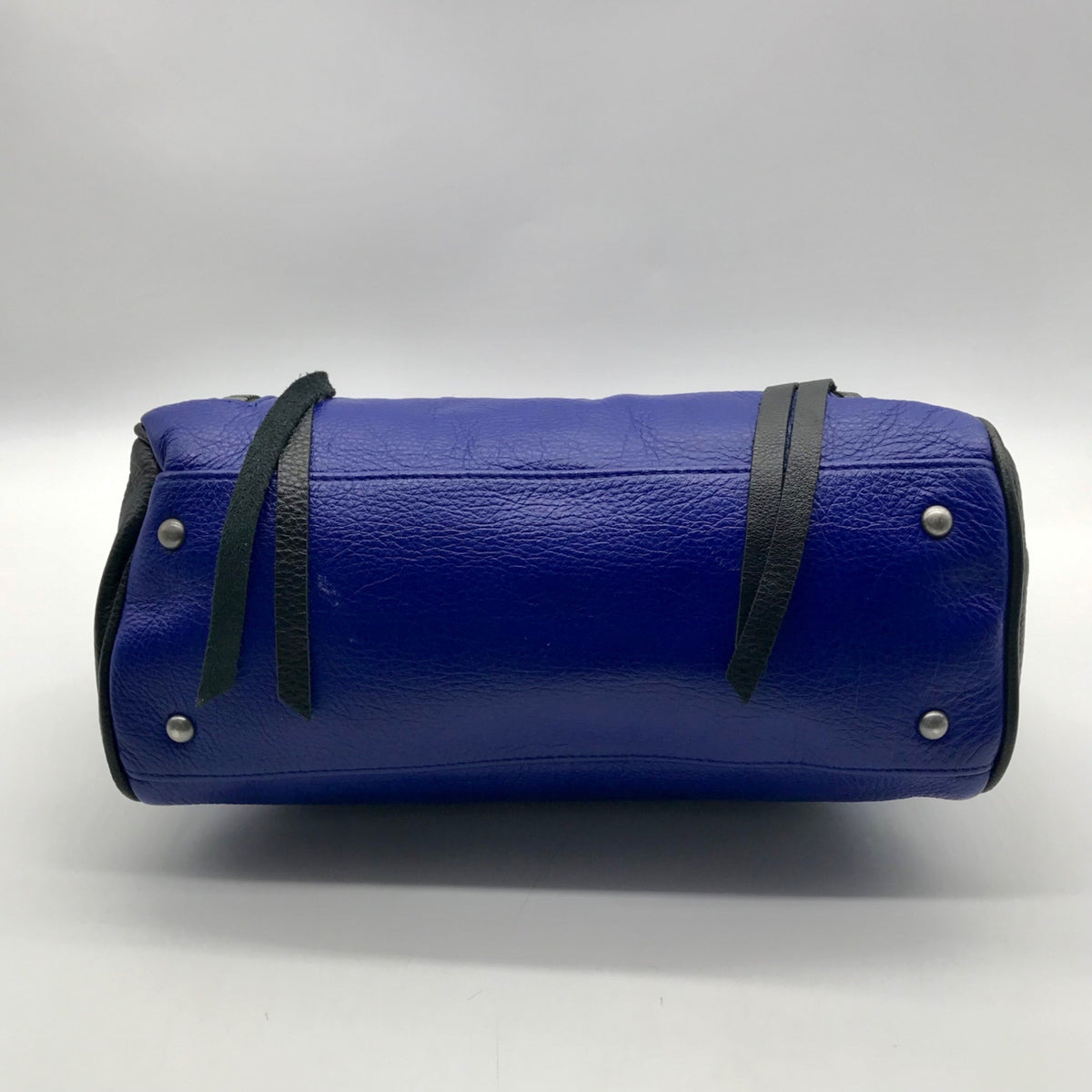 Aimee Kestenberg Blue Glove Tanned Leather Mini Satchel Bag