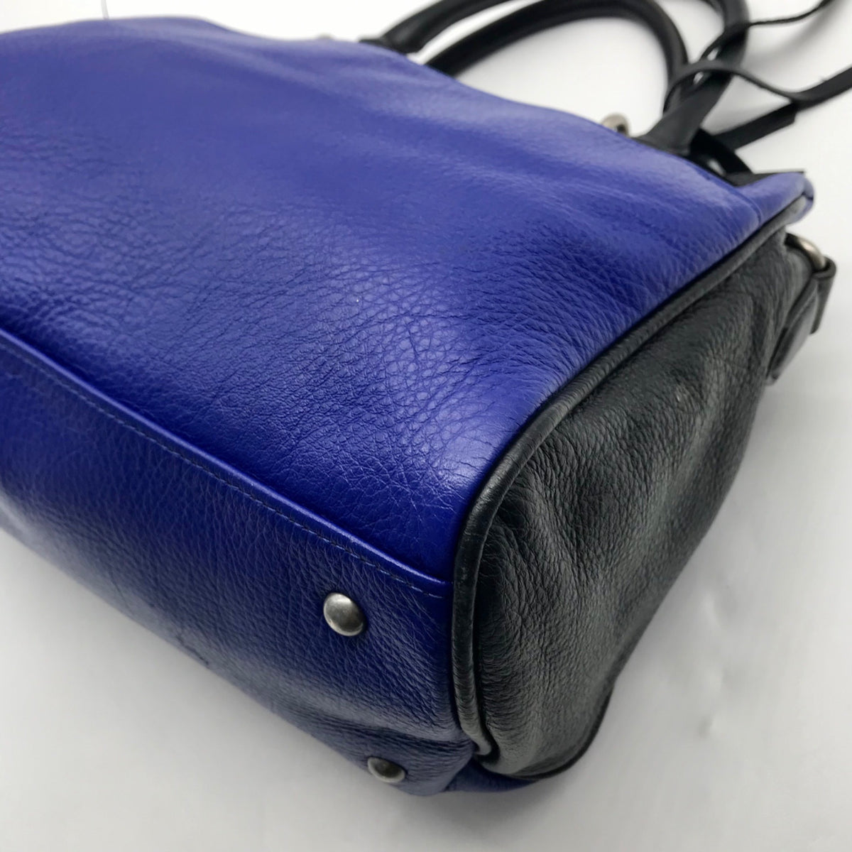 Aimee Kestenberg Blue Glove Tanned Leather Mini Satchel Bag