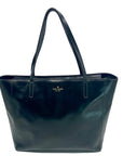 Kate Spade Black Leather Tote Bag