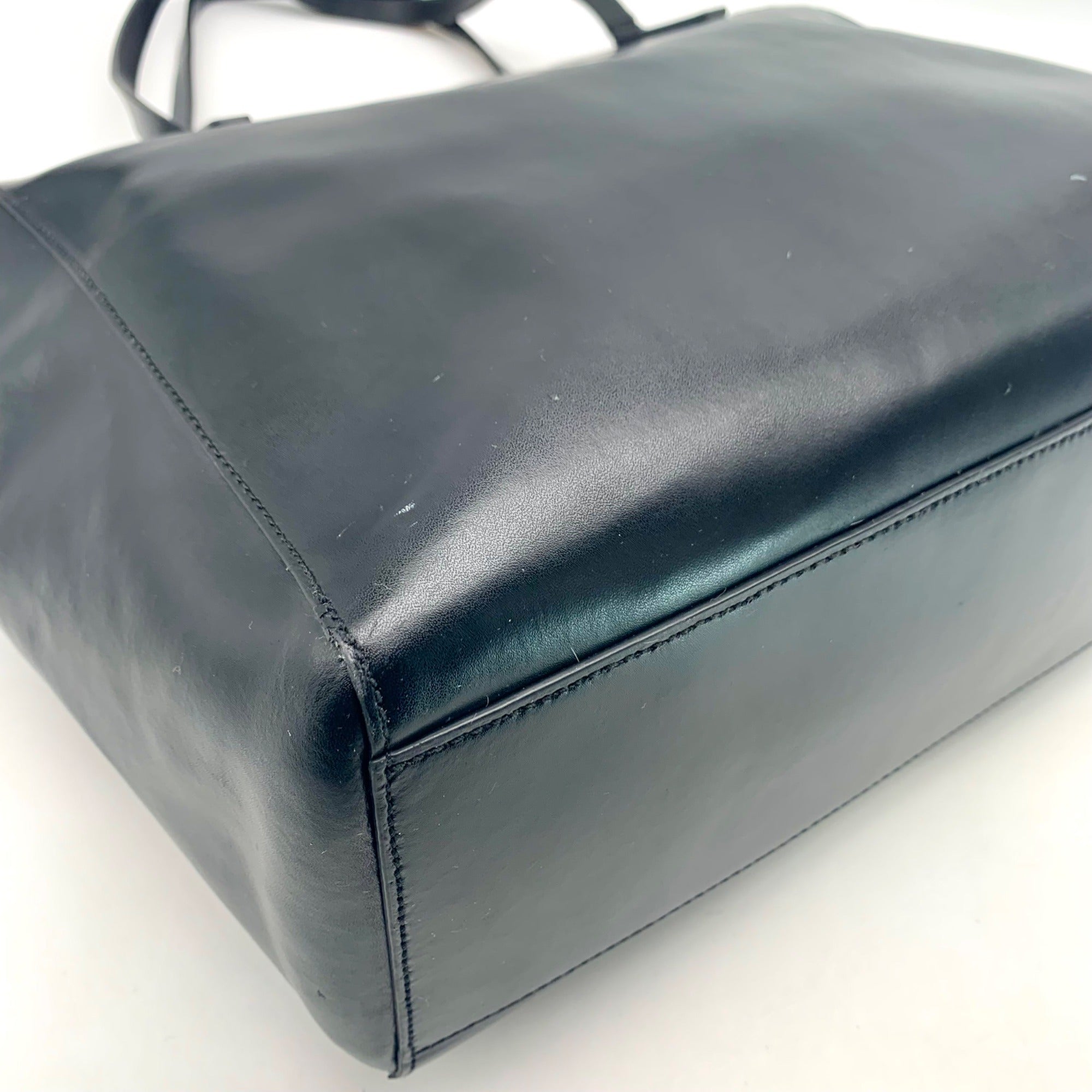 Kate Spade Black Leather Tote Bag