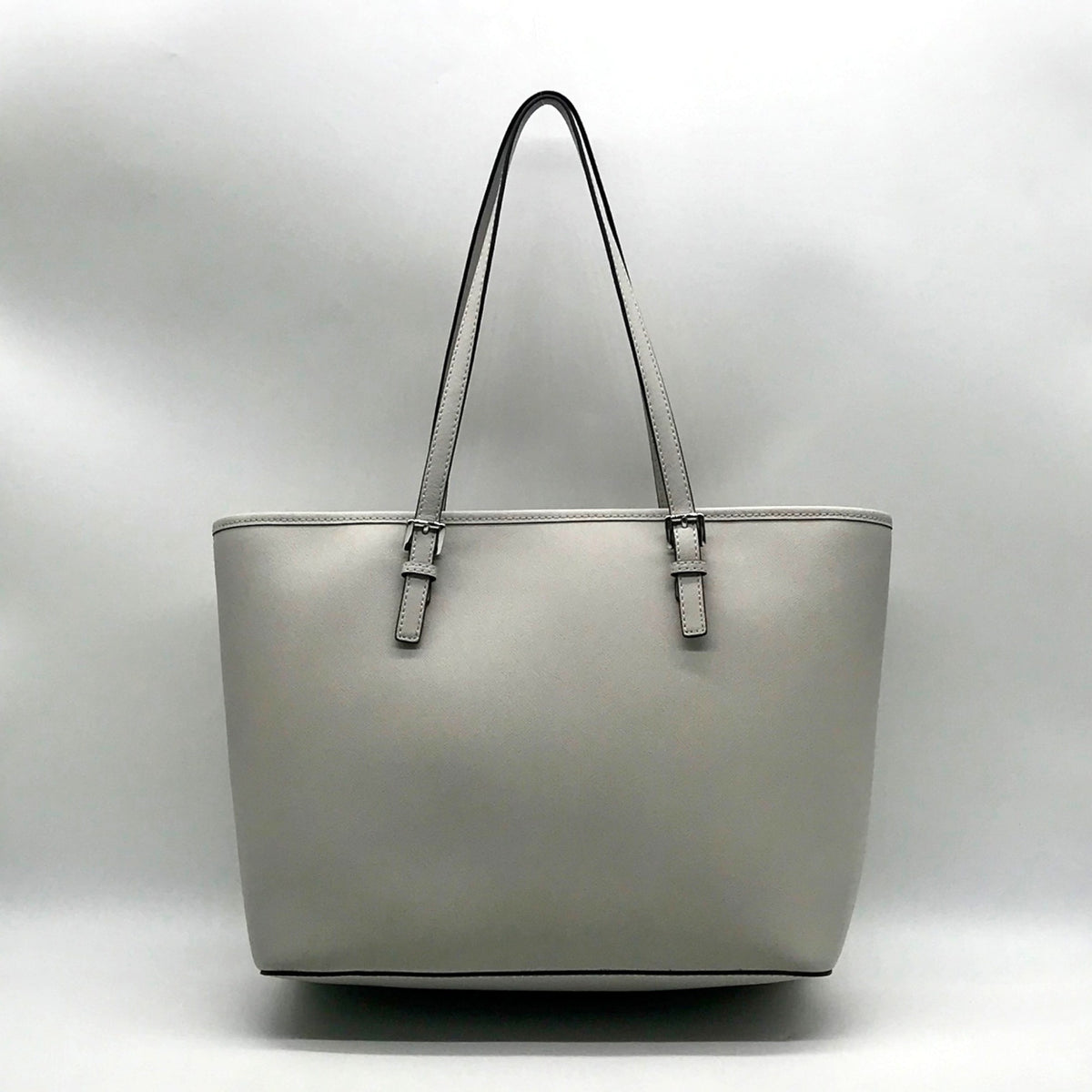 Michael Kors Grey Saffiano Leather Tote Bag