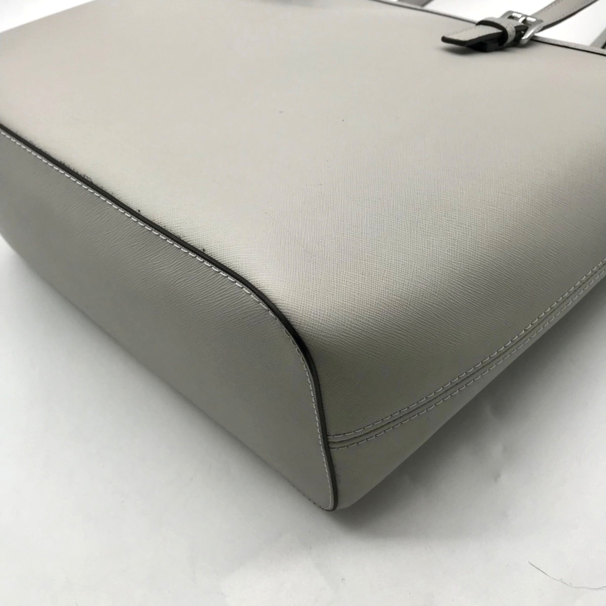 Michael Kors Grey Saffiano Leather Tote Bag